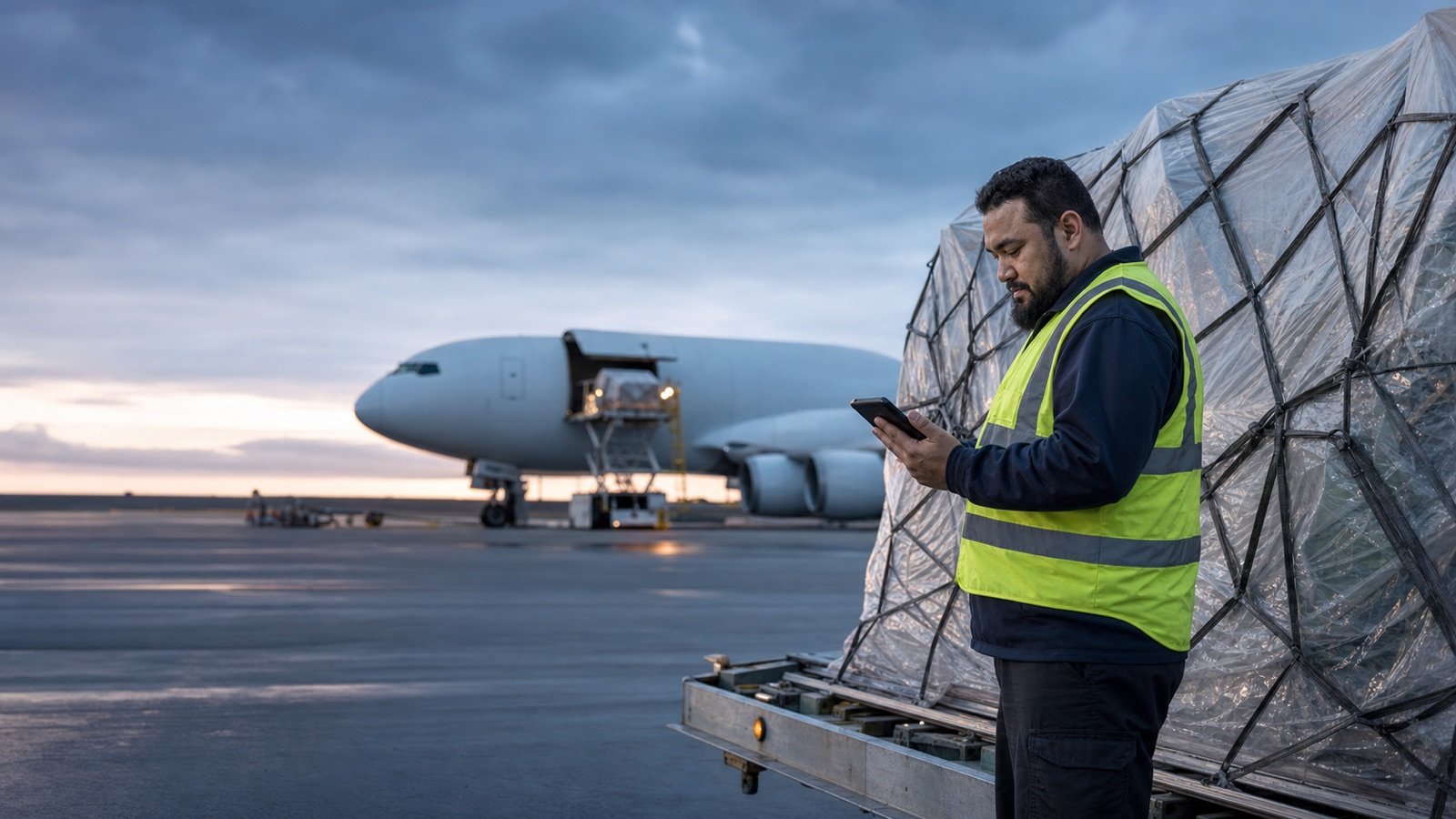 Air freight being loaded in New Zealand, illustrating the seven any-mode INCOTERMS 2020 rules